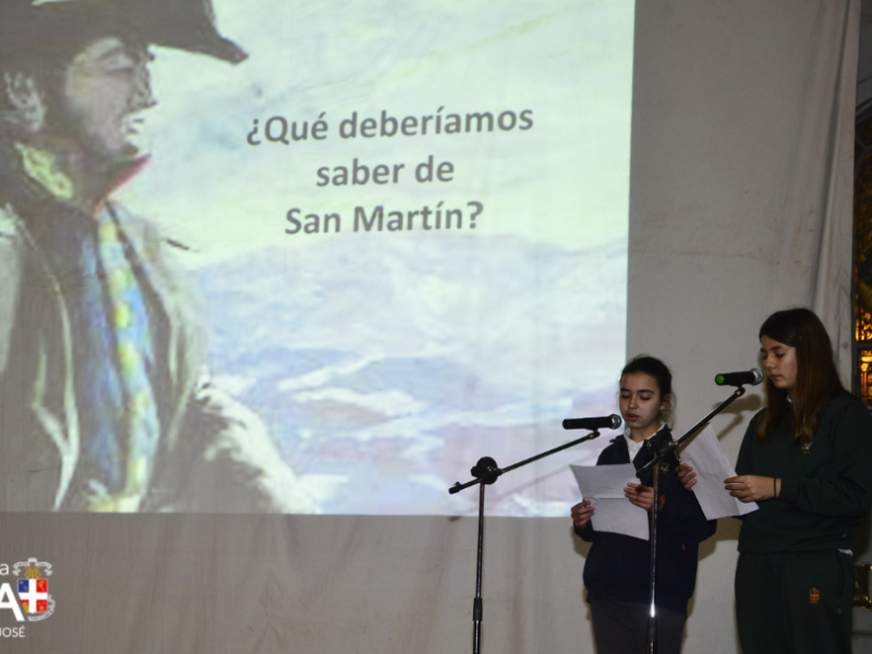 Homenaje al Gral. San Martín - Nivel Secundario - Colegio San José Tandil