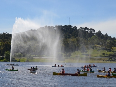 Canotaje en  el Lago del Fuerte - Colegio San José Tandil