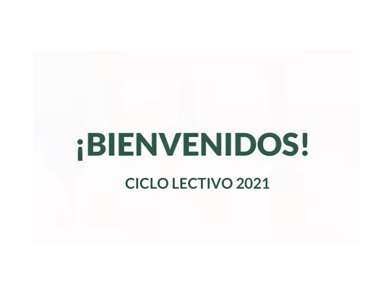 Ciclo lectivo 2021 - Colegio San José Tandil